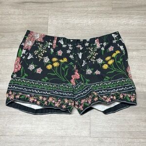 Old Navy Black Floral Women's Shorts Size 12